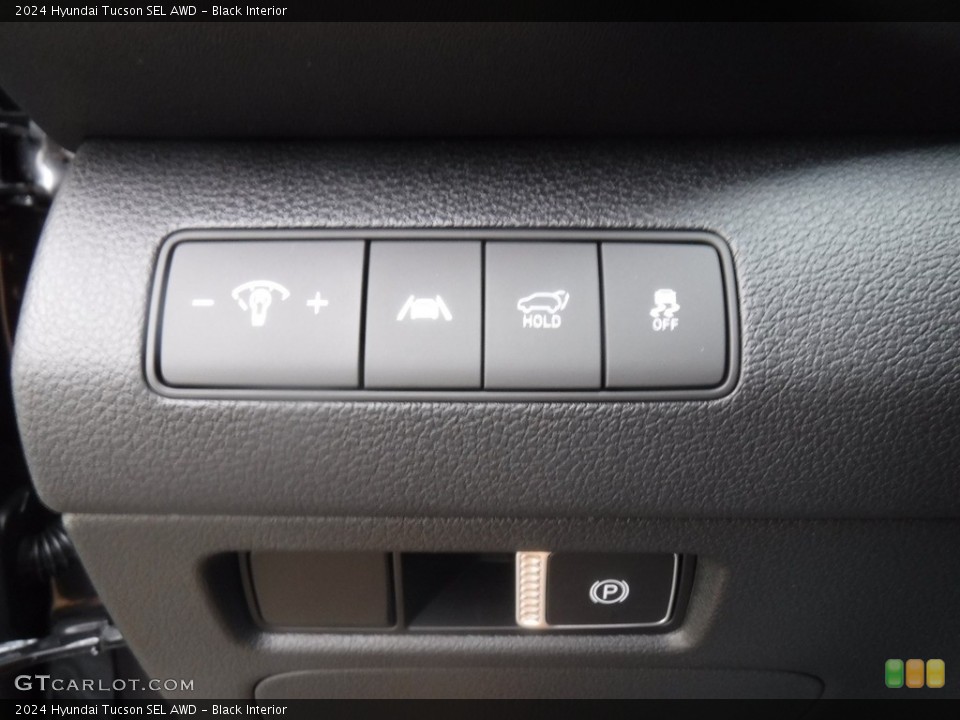 Black Interior Controls for the 2024 Hyundai Tucson SEL AWD #146602270