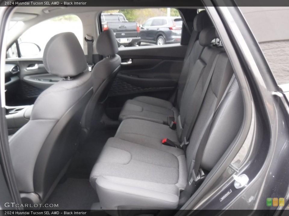Black Interior Rear Seat for the 2024 Hyundai Tucson SEL AWD #146602432