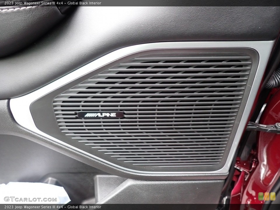 Global Black Interior Audio System for the 2023 Jeep Wagoneer Series III 4x4 #146602543