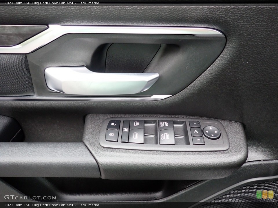 Black Interior Door Panel for the 2024 Ram 1500 Big Horn Crew Cab 4x4 #146602798