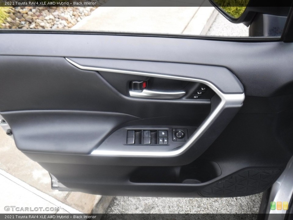 Black Interior Door Panel for the 2021 Toyota RAV4 XLE AWD Hybrid #146602999