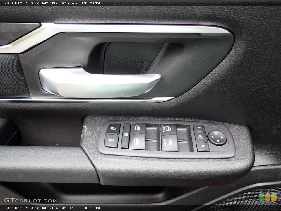 Black Interior Door Panel for the 2024 Ram 1500 Big Horn Crew Cab 4x4 #146603050