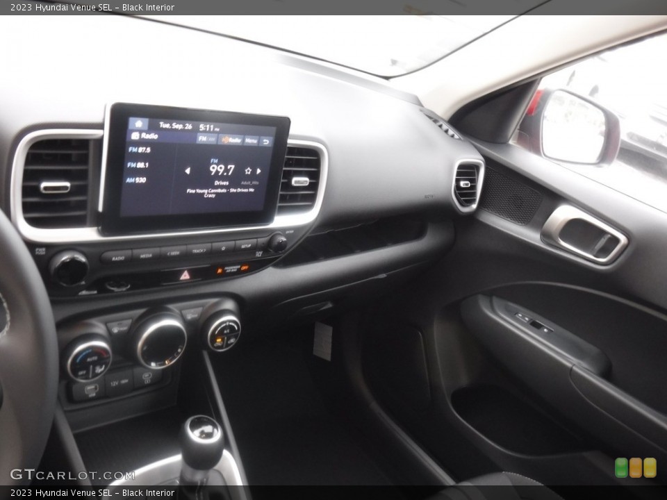 Black Interior Dashboard for the 2023 Hyundai Venue SEL #146603440