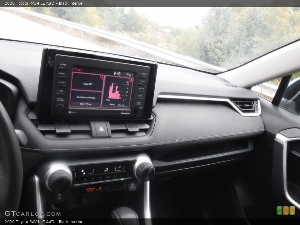 Black Interior Dashboard for the 2020 Toyota RAV4 LE AWD #146603497