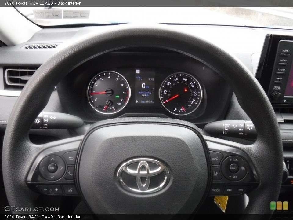 Black Interior Steering Wheel for the 2020 Toyota RAV4 LE AWD #146603560