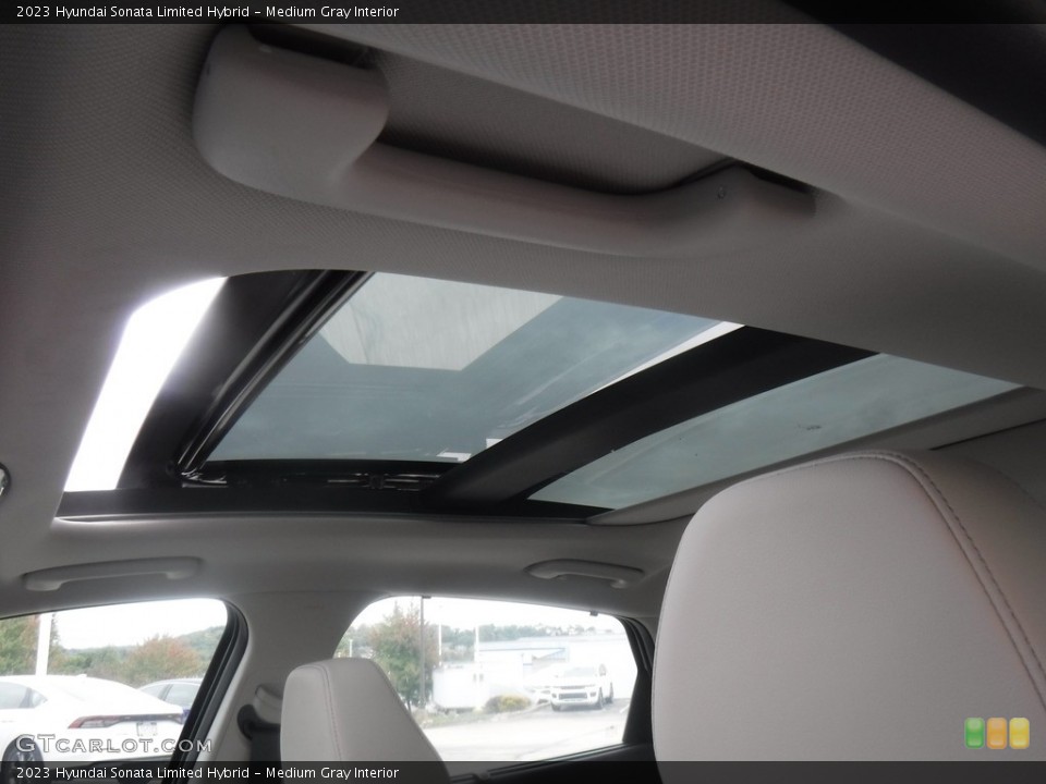 Medium Gray Interior Sunroof for the 2023 Hyundai Sonata Limited Hybrid #146603635