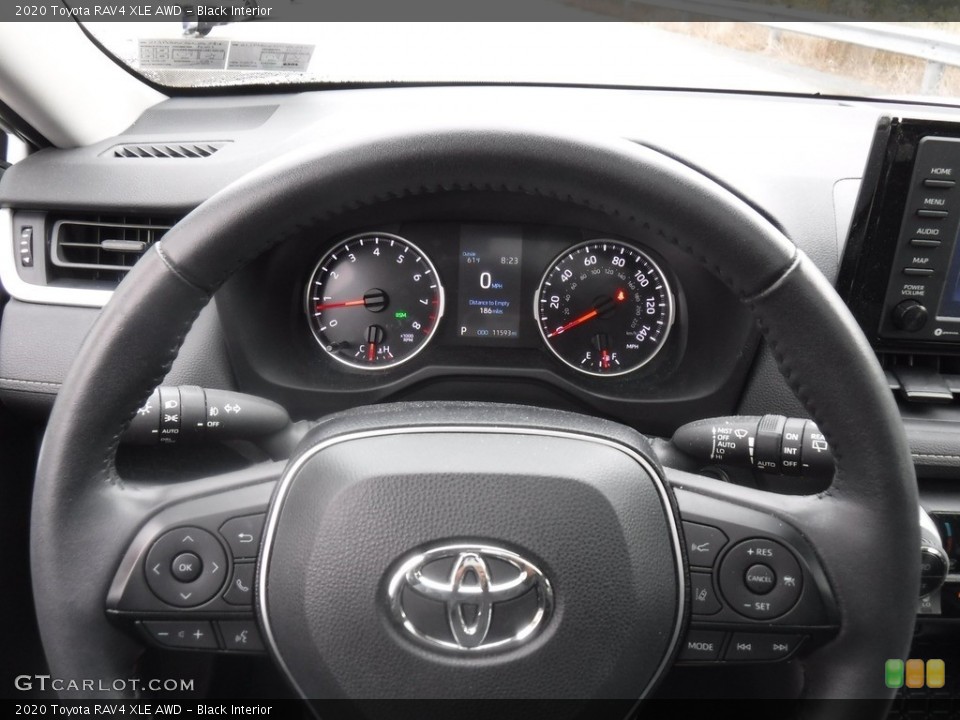Black Interior Steering Wheel for the 2020 Toyota RAV4 XLE AWD #146603895