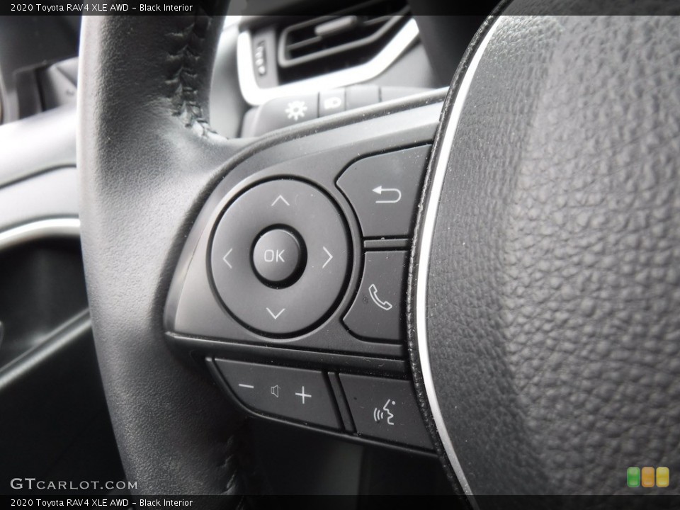 Black Interior Steering Wheel for the 2020 Toyota RAV4 XLE AWD #146603908