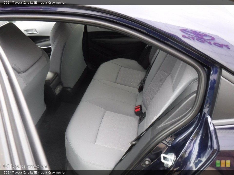Light Gray Interior Rear Seat for the 2024 Toyota Corolla SE #146604172