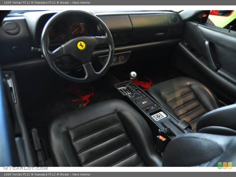 Nero 1995 Ferrari F512 M Interiors