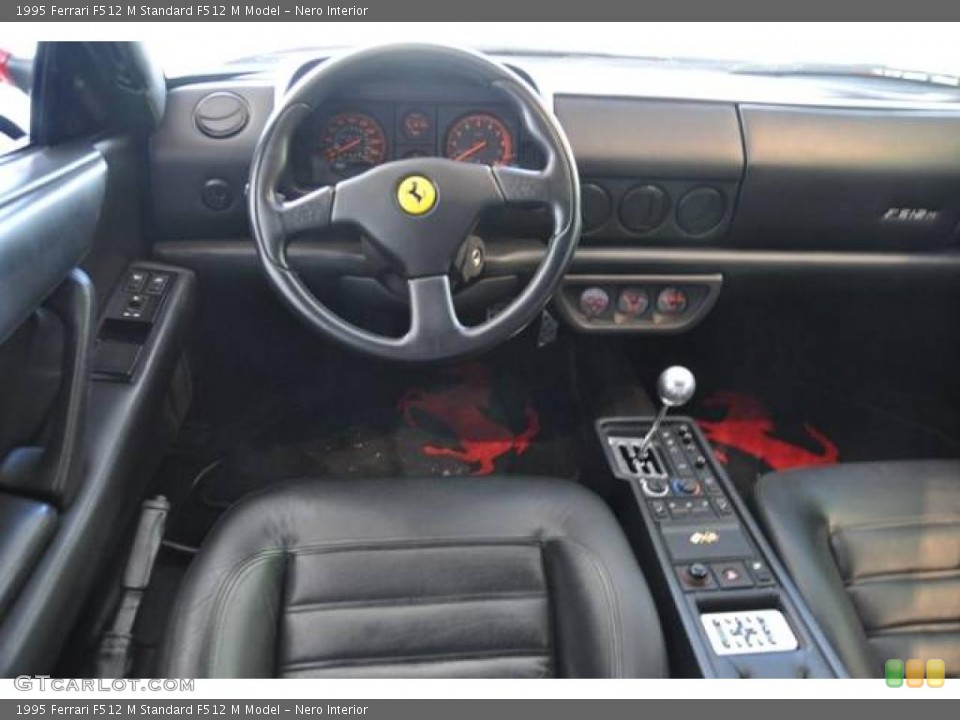 Nero Interior Steering Wheel for the 1995 Ferrari F512 M  #14660571