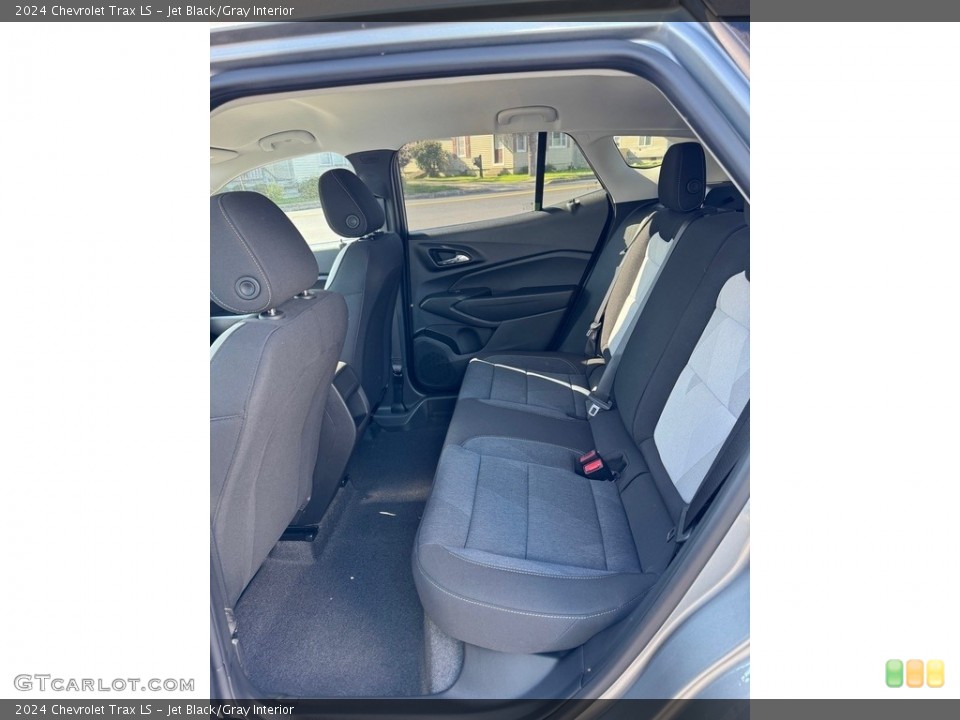 Jet Black/Gray Interior Rear Seat for the 2024 Chevrolet Trax LS #146606302