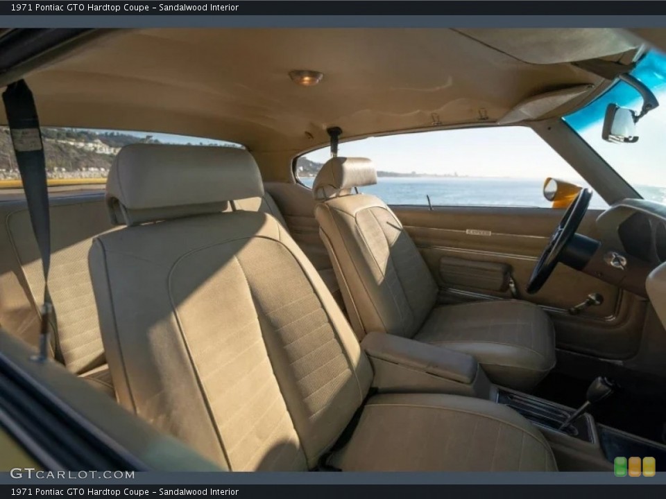 Sandalwood 1971 Pontiac GTO Interiors