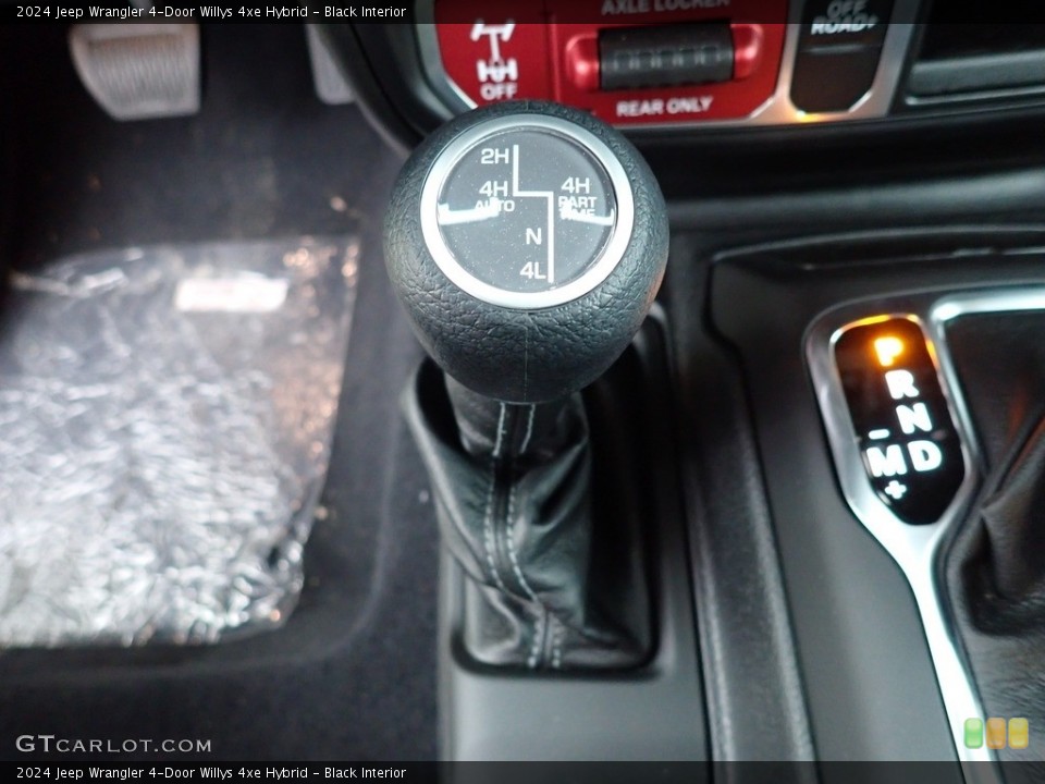 Black Interior Transmission for the 2024 Jeep Wrangler 4-Door Willys 4xe Hybrid #146606485