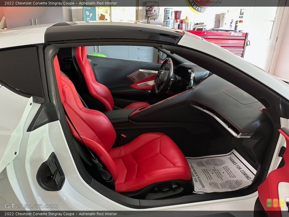 Adrenalin Red 2022 Chevrolet Corvette Interiors