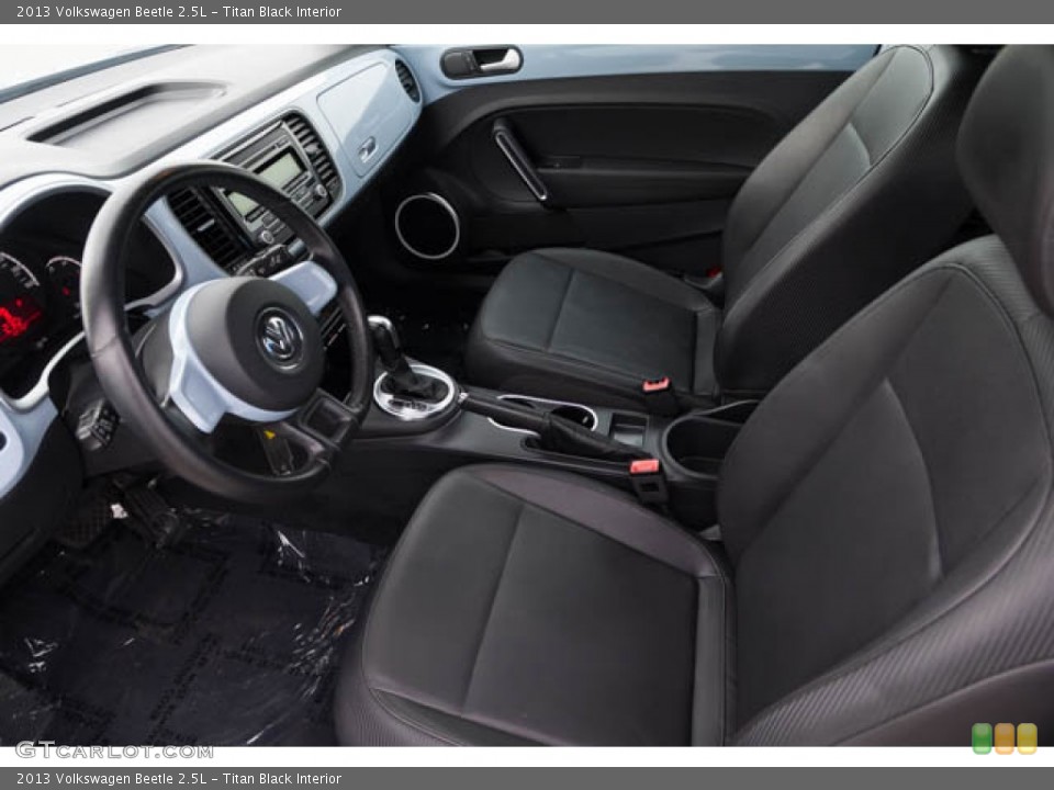 Titan Black Interior Front Seat for the 2013 Volkswagen Beetle 2.5L #146606846