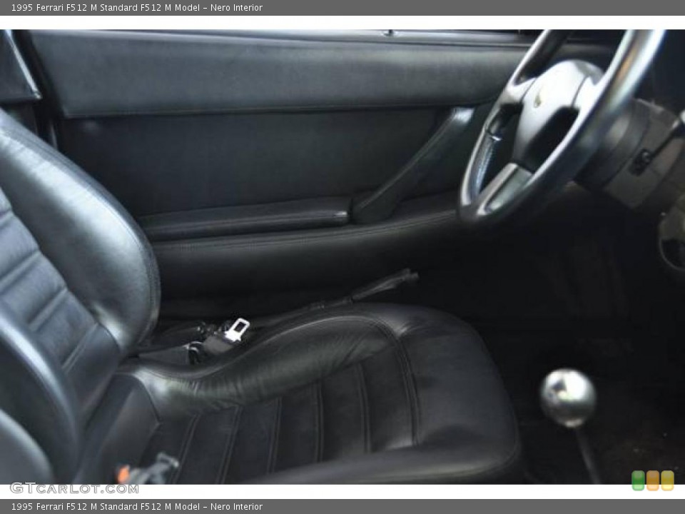 Nero Interior Photo for the 1995 Ferrari F512 M  #14660701
