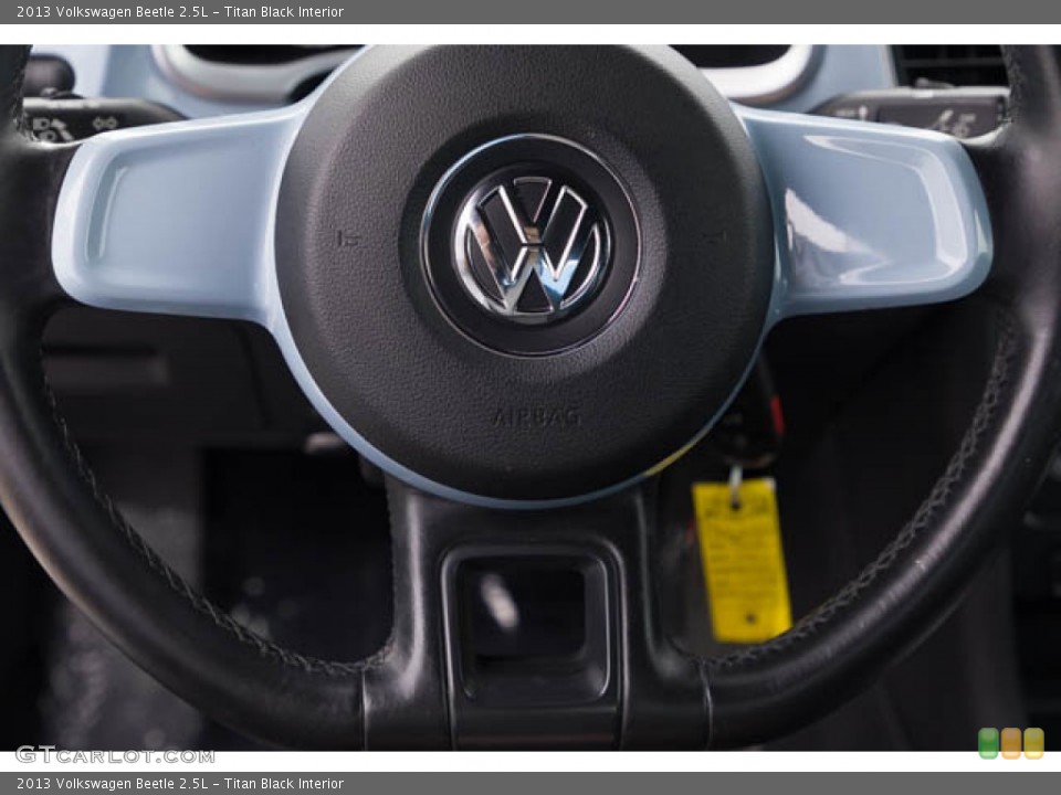 Titan Black Interior Steering Wheel for the 2013 Volkswagen Beetle 2.5L #146607064