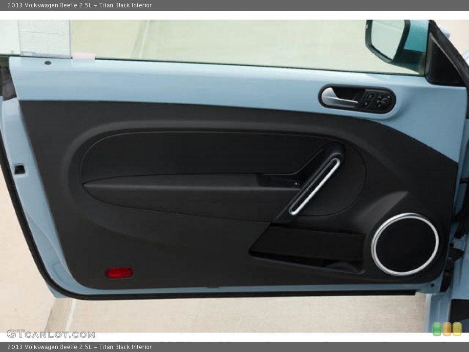 Titan Black Interior Door Panel for the 2013 Volkswagen Beetle 2.5L #146607254