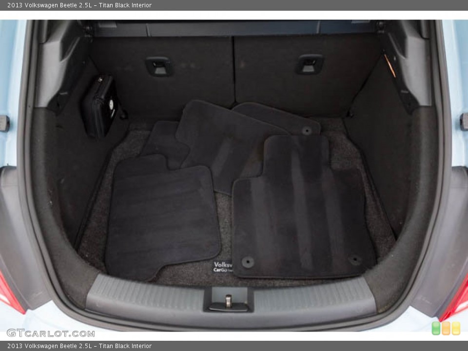 Titan Black Interior Trunk for the 2013 Volkswagen Beetle 2.5L #146607296