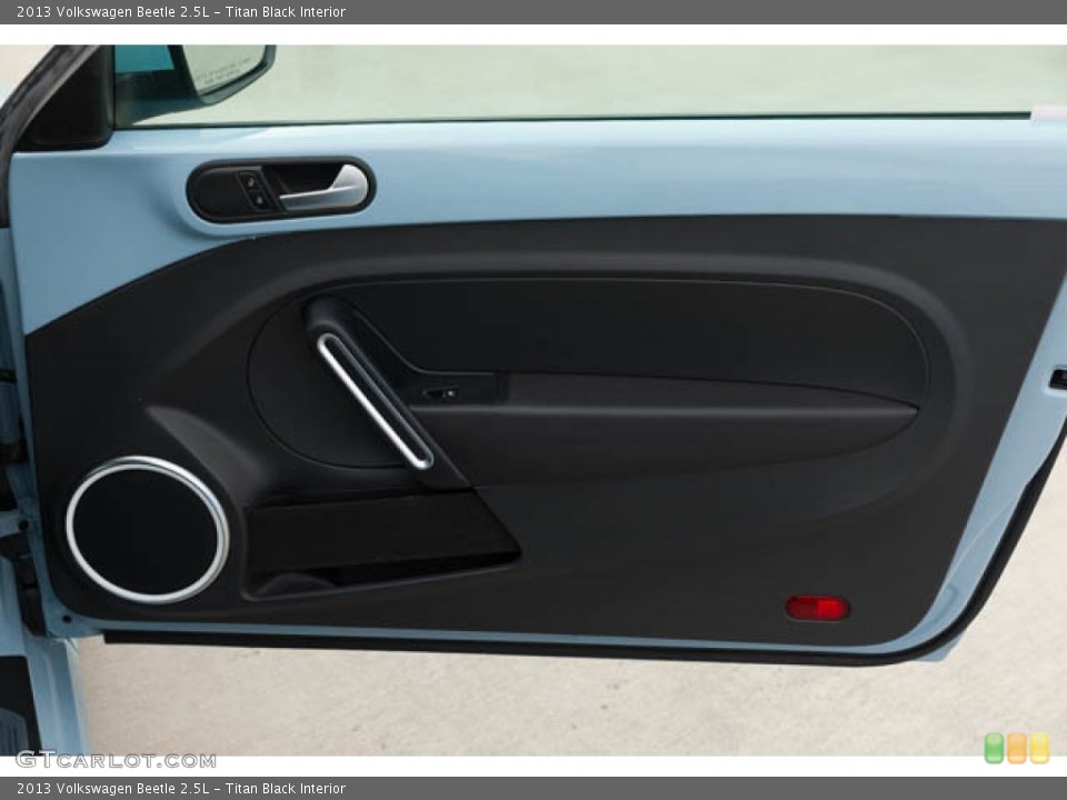 Titan Black Interior Door Panel for the 2013 Volkswagen Beetle 2.5L #146607317