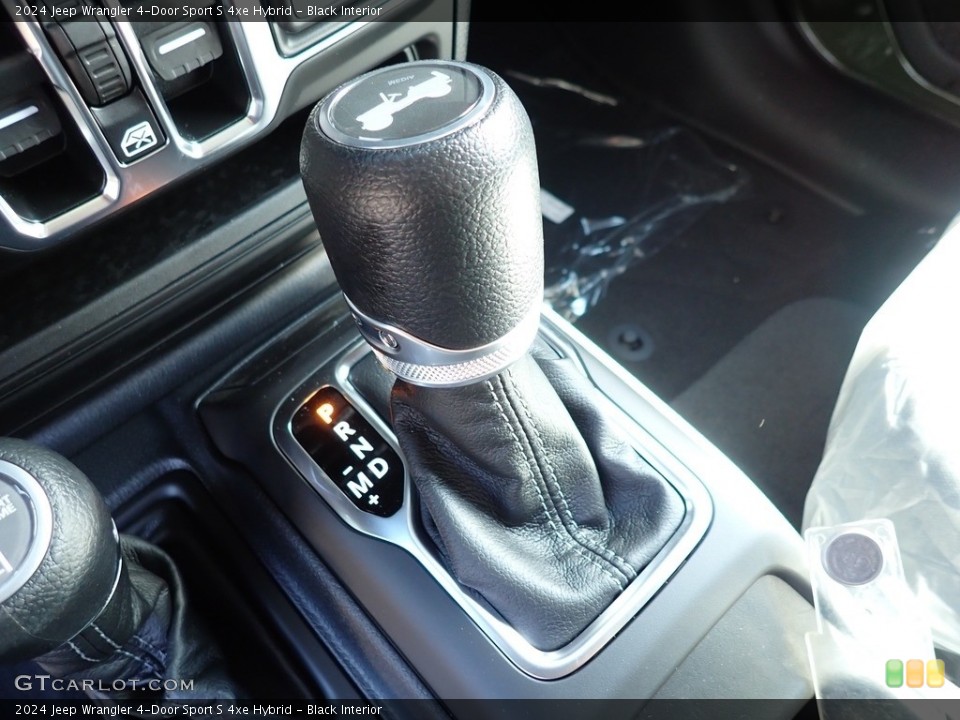 Black Interior Transmission for the 2024 Jeep Wrangler 4-Door Sport S 4xe Hybrid #146607367