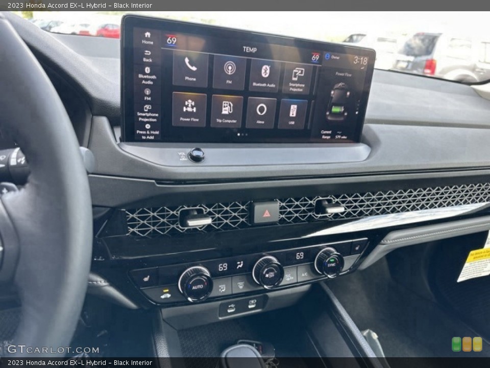 Black Interior Controls for the 2023 Honda Accord EX-L Hybrid #146607459