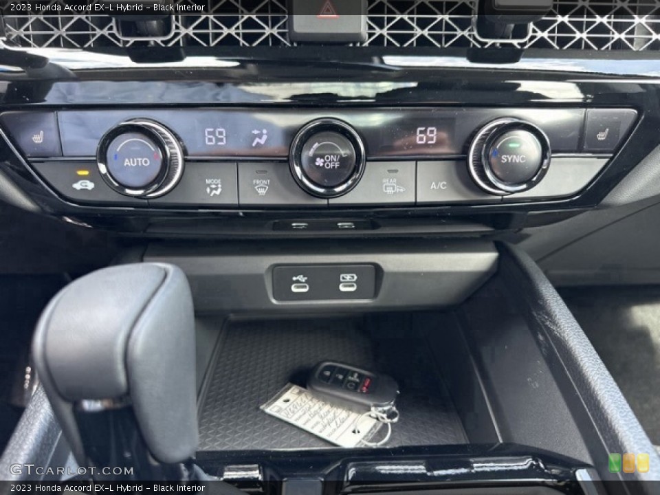 Black Interior Controls for the 2023 Honda Accord EX-L Hybrid #146607698