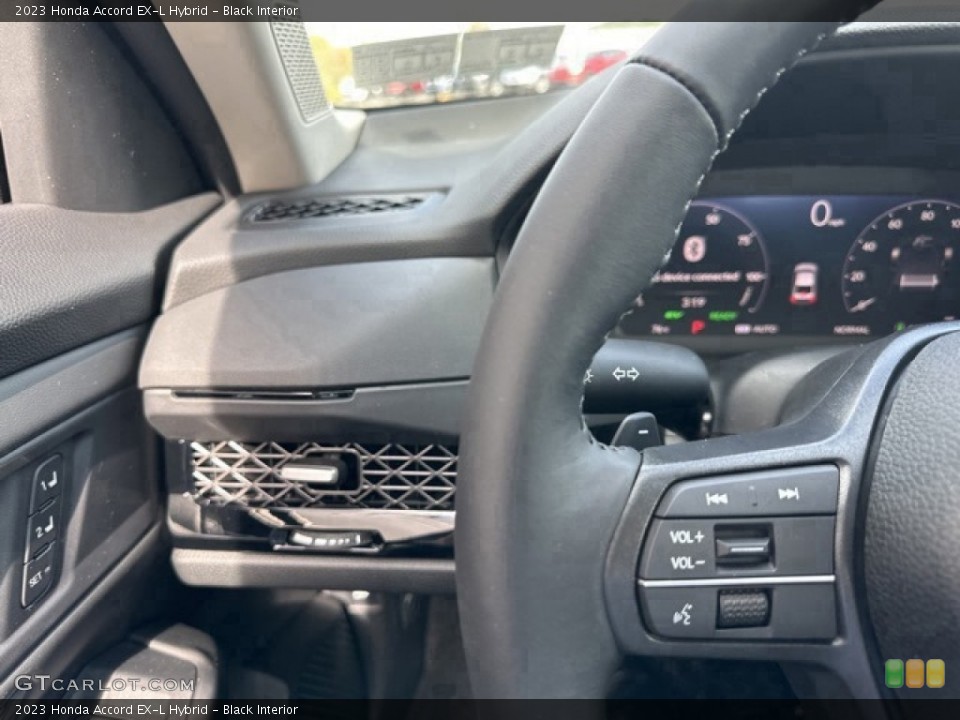 Black Interior Steering Wheel for the 2023 Honda Accord EX-L Hybrid #146607789