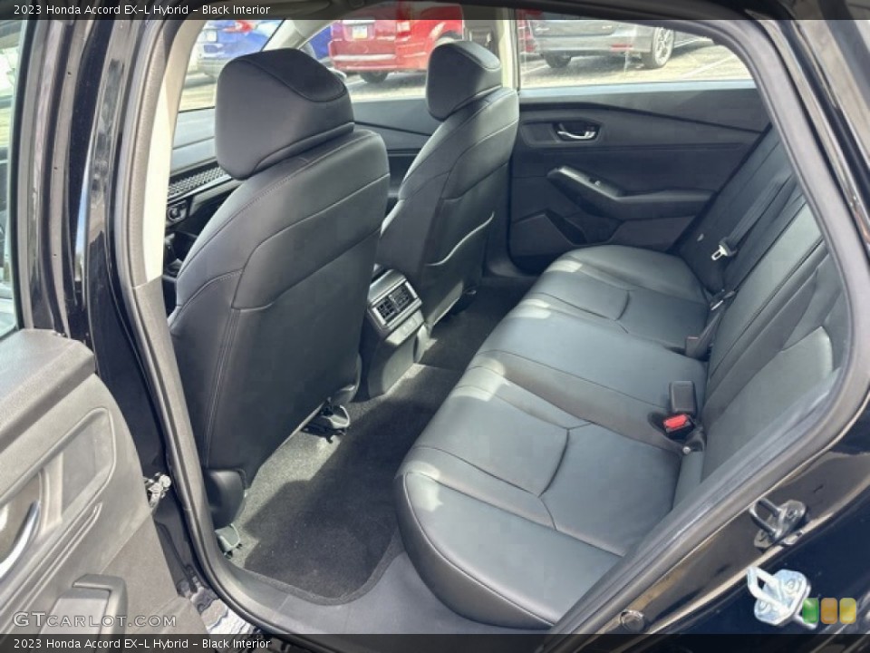 Black Interior Rear Seat for the 2023 Honda Accord EX-L Hybrid #146607859