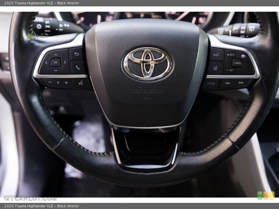 Black Interior Steering Wheel for the 2020 Toyota Highlander XLE #146608814