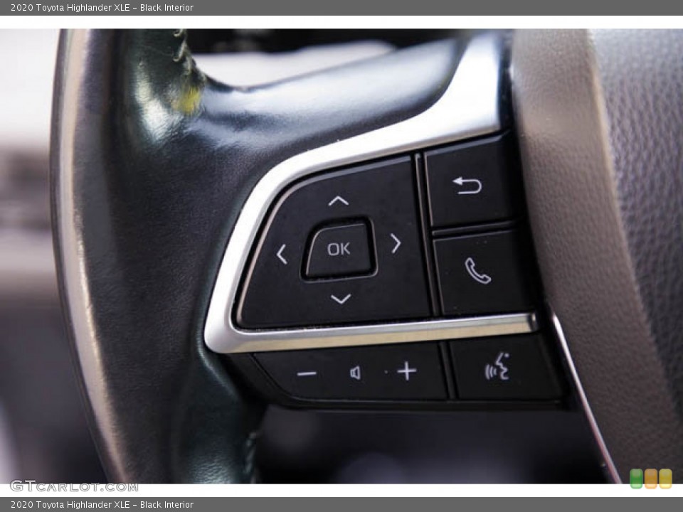 Black Interior Steering Wheel for the 2020 Toyota Highlander XLE #146608838