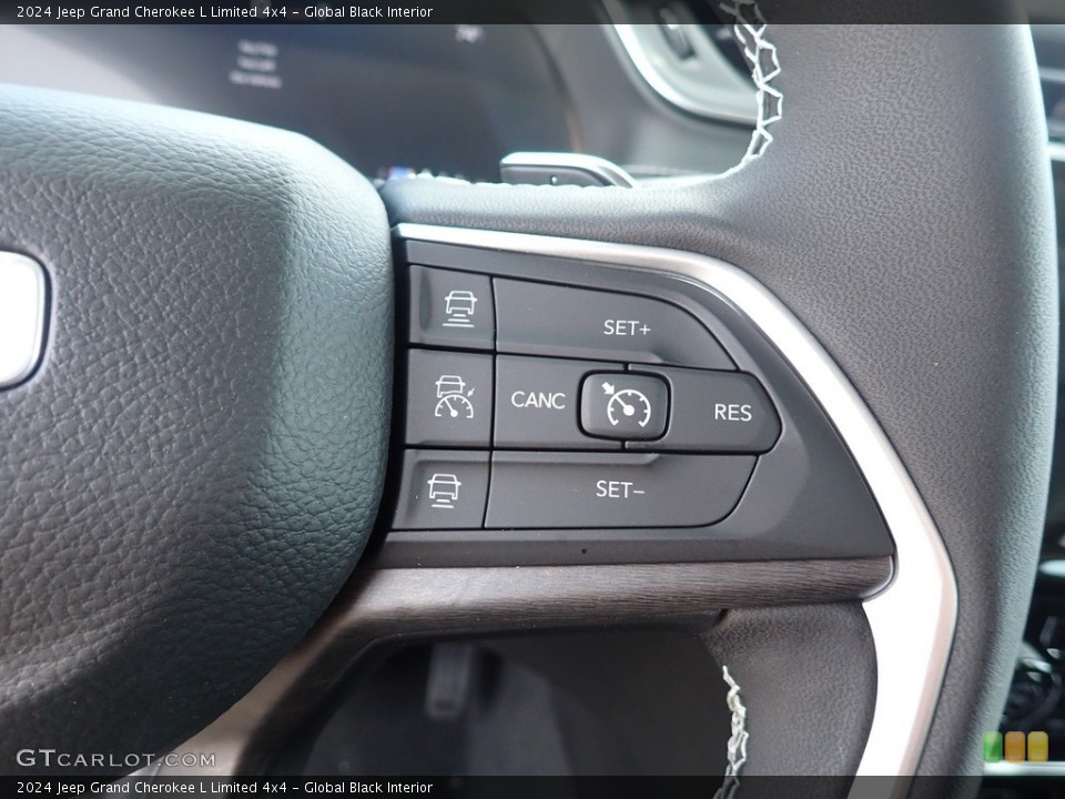 Global Black Interior Steering Wheel for the 2024 Jeep Grand Cherokee L Limited 4x4 #146609224