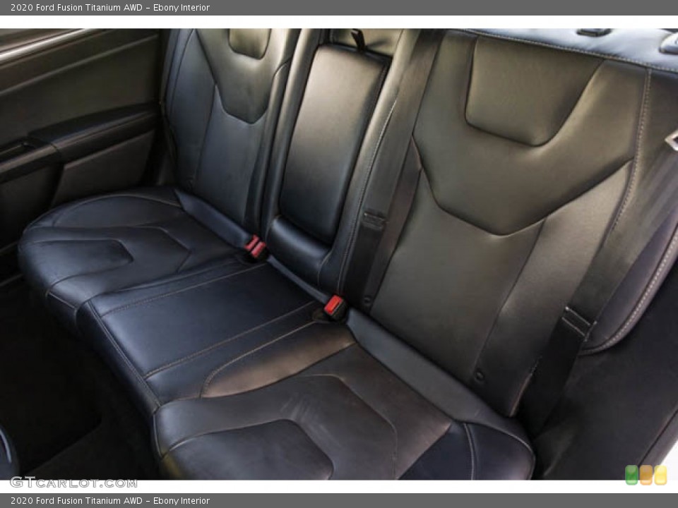 Ebony Interior Rear Seat for the 2020 Ford Fusion Titanium AWD #146609382