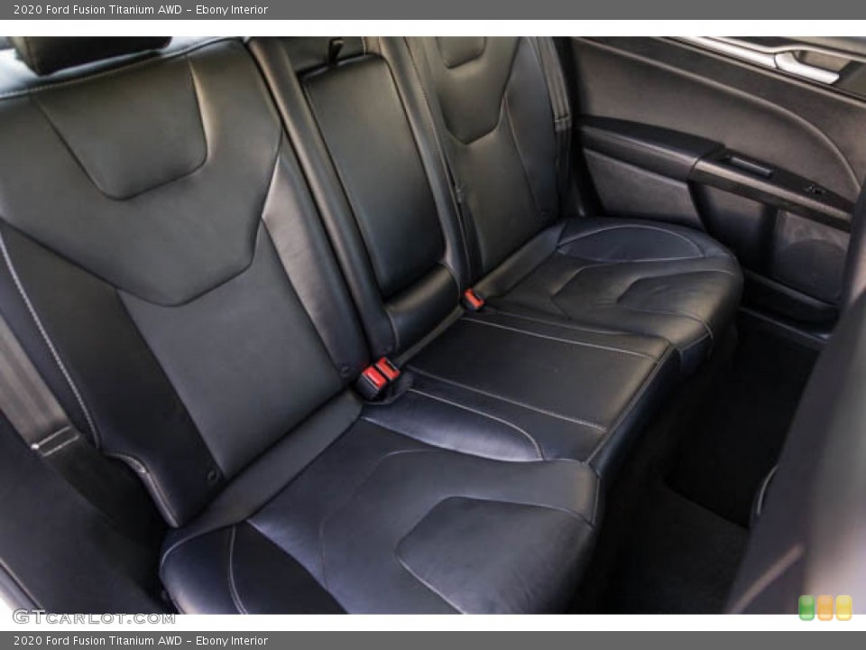 Ebony Interior Rear Seat for the 2020 Ford Fusion Titanium AWD #146609428