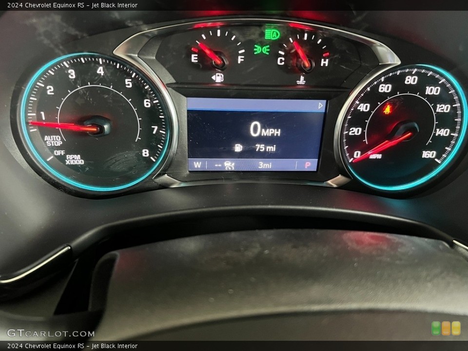 Jet Black Interior Gauges for the 2024 Chevrolet Equinox RS #146609429
