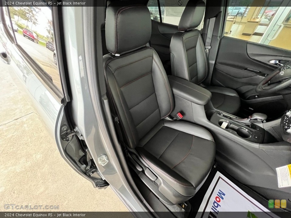 Jet Black Interior Front Seat for the 2024 Chevrolet Equinox RS #146609500