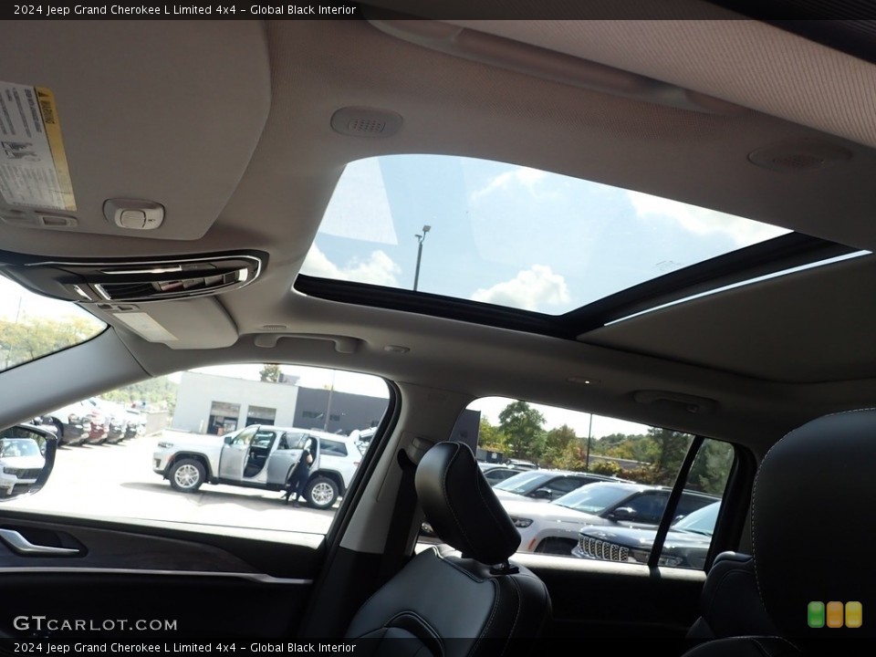 Global Black Interior Sunroof for the 2024 Jeep Grand Cherokee L Limited 4x4 #146609652