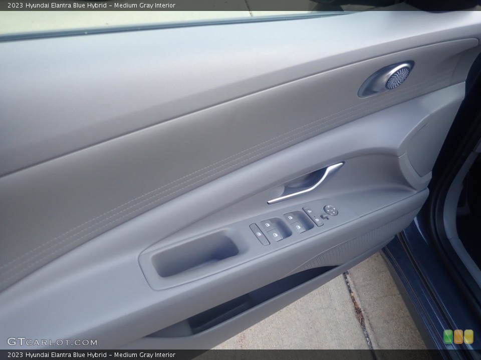 Medium Gray Interior Door Panel for the 2023 Hyundai Elantra Blue Hybrid #146609895
