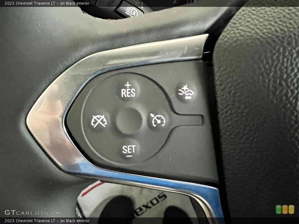 Jet Black Interior Steering Wheel for the 2023 Chevrolet Traverse LT #146609981
