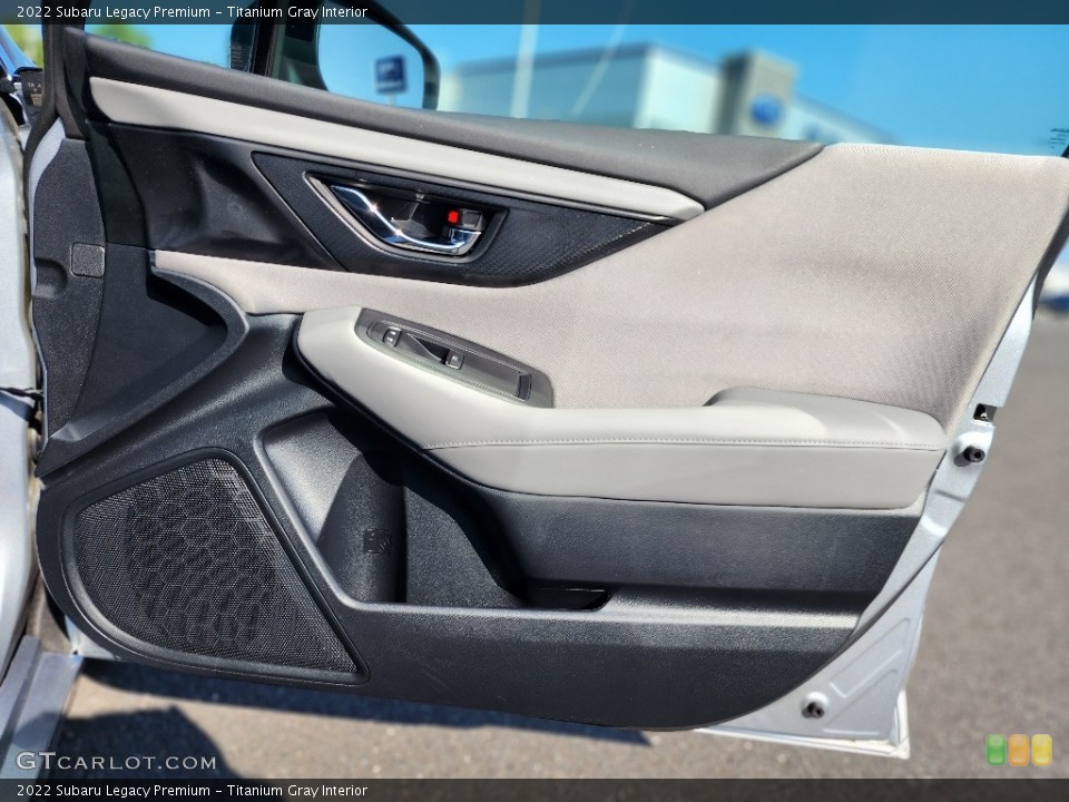 Titanium Gray Interior Door Panel for the 2022 Subaru Legacy Premium #146610058