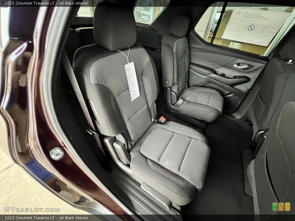 Jet Black Interior Rear Seat for the 2023 Chevrolet Traverse LT #146610123