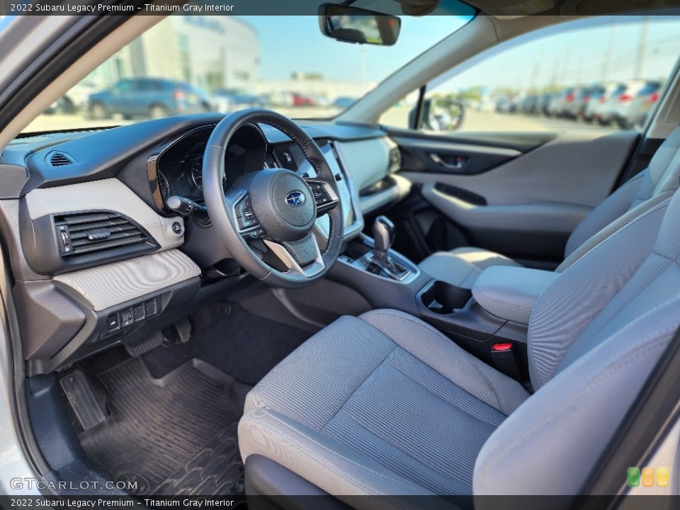 Titanium Gray Interior Photo for the 2022 Subaru Legacy Premium #146610298