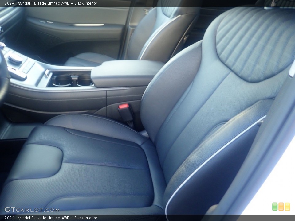 Black Interior Front Seat for the 2024 Hyundai Palisade Limited AWD #146610404