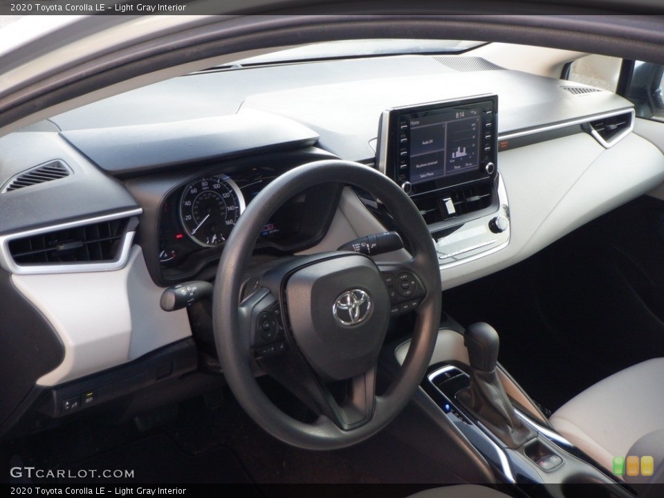 Light Gray Interior Dashboard for the 2020 Toyota Corolla LE #146610582
