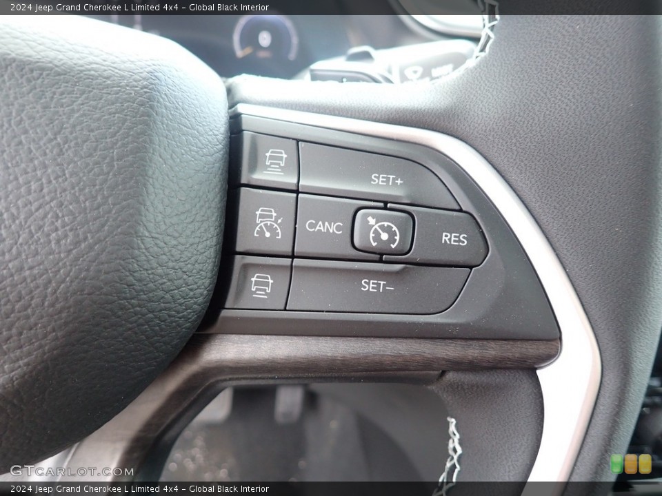 Global Black Interior Steering Wheel for the 2024 Jeep Grand Cherokee L Limited 4x4 #146610642