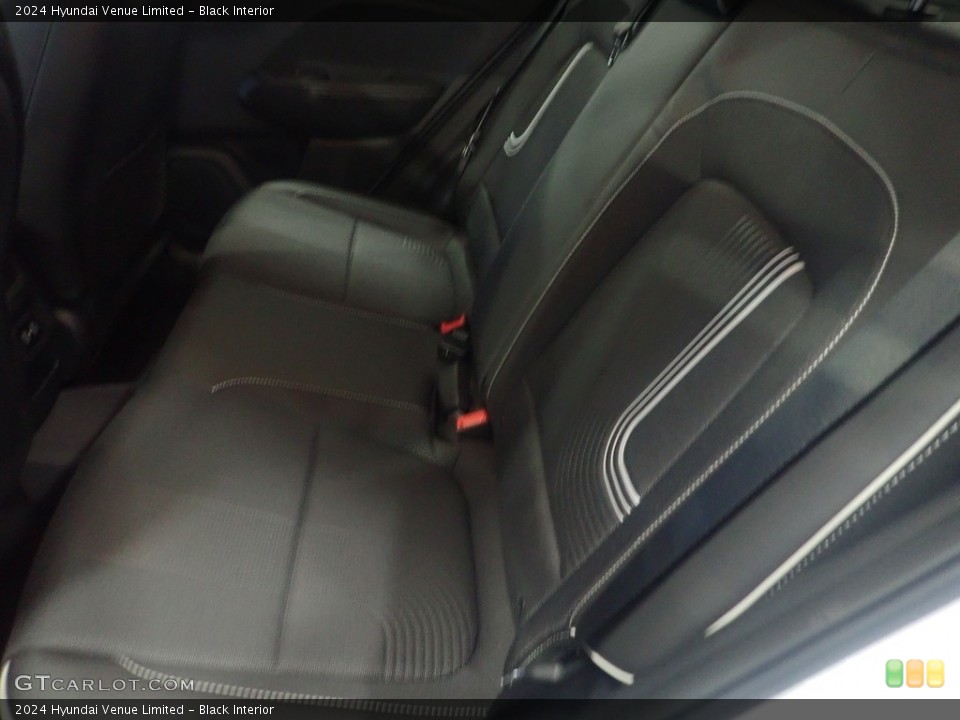 Black Interior Rear Seat for the 2024 Hyundai Venue Limited #146610802