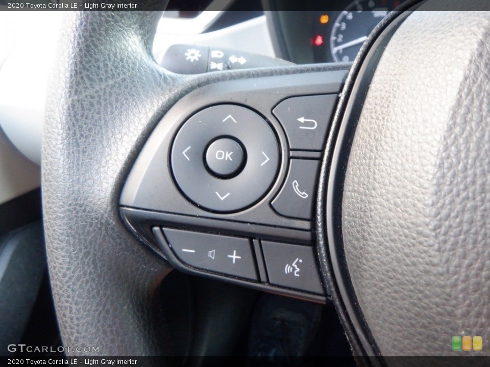 Light Gray Interior Steering Wheel for the 2020 Toyota Corolla LE #146610886