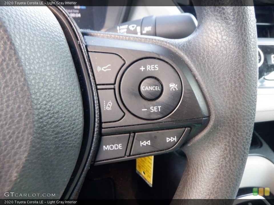 Light Gray Interior Steering Wheel for the 2020 Toyota Corolla LE #146610908