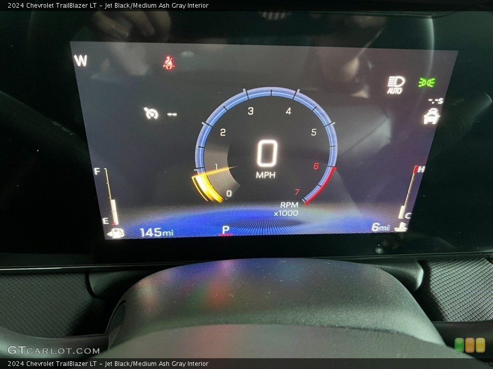 Jet Black/Medium Ash Gray Interior Gauges for the 2024 Chevrolet TrailBlazer LT #146611048